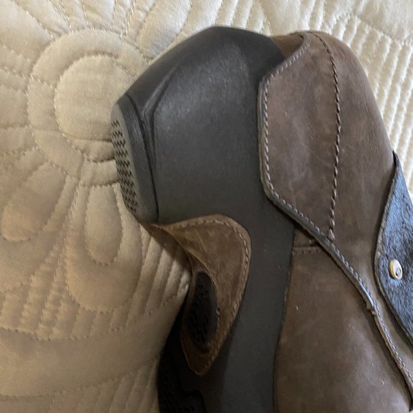 Lk New~ Merrell studded Suede Brown Mules-9 1/2 - Picture 10 of 13